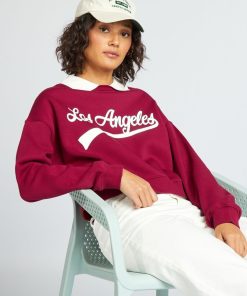 Sweat cropped style campus - Bordeaux
