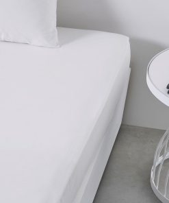 Drap housse 'ORGANIC' 'TODAY' - Blanc