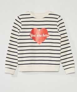 Sweat en molleton - Blanc