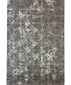Tapis salon 160x230 VINTAGE SCANDINAVE Gris Certification care and Fair idéal pour le salon - Gris