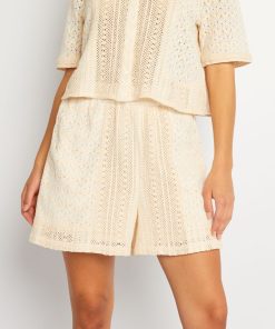 Short ajouré - Ecru