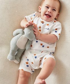 Combishort Nouky en molleton, - Beige
