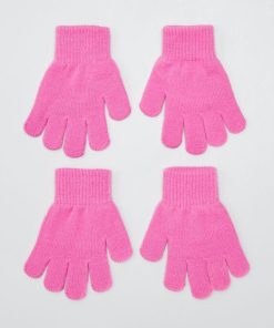 Lot de 2 paires de gants - Rose