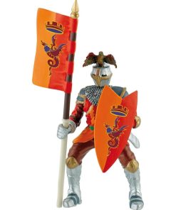 Figurine chevalier tournoi rouge - N/A