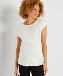 Tee-shirt maternité - blanc