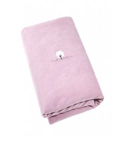 Eveil Et Nature Edredon Velours Coton Bio - Rose