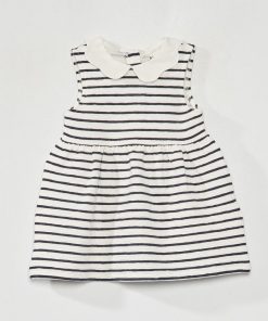 Robe en maille froissée - Blanc