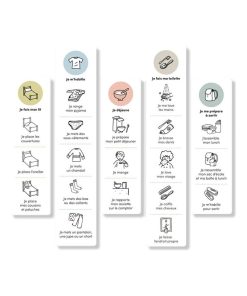 Autocollants repositionnables - Mes Petites Séquences - Ma routine du matin - N/A