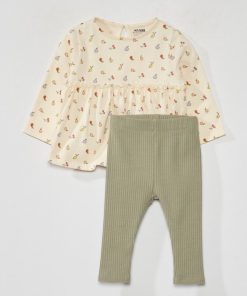 Ensemble t-shirt + legging - 2 pièces - EGG FRUIT