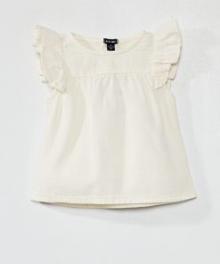 Blouse en coton - Ecru