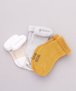 Lot 3 paires de chaussettes - orange