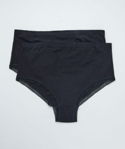 Lot de 2 culottes maternité - noir