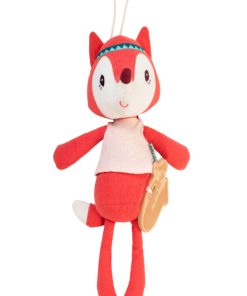 Peluche musicale éco Alice la renarde - Orange
