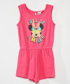 Combishort en jersey 'Minnie' - rose