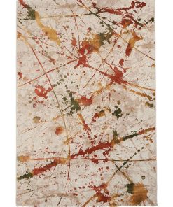 Tapis salon 240x340 ABTRACT STYLE Multicolore Certification care and Fair idéal pour le grand salon - Multicolore