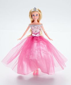 Poupée 'Lisa robe de bal' - rose