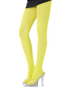 Paire de collants fluo 70D - jaune fluo