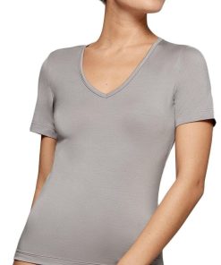 T-shirt en lyocell Soft premium - Gris