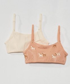 Lot de 2 brassières maille stretch - Rose