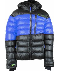 Doudoune de ski garçon ECAPTIN - Noir Bleu