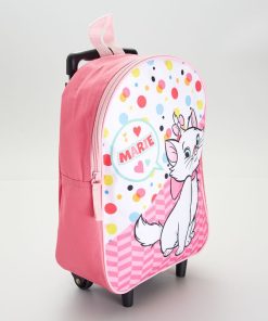 Sac à dos à roulettes 'Marie' - Rose