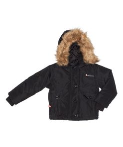 Parka de ski fille FALAVA - Noir Noir