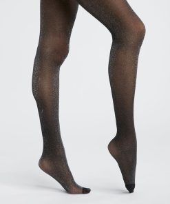 Collants irisées 'DIM' - noir