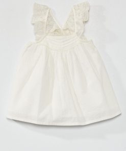 Robe en coton - blanc