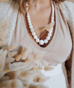 Collier d'allaitement Louise - Blanc