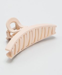 Pince crabe effet mat - beige