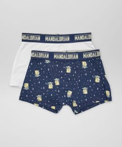 Lot de 2 boxers 'The Mandalorian' - Bleu/blanc