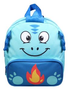 BAGTROTTER Sac à dos gouter 26 cm maternelle Kids Bleu Dinosaure - Bleu