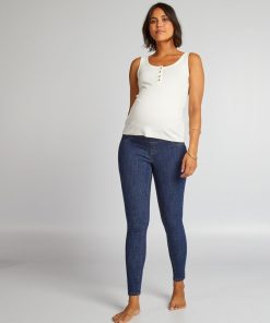 Jean grossesse skinny super stretch - BLEU