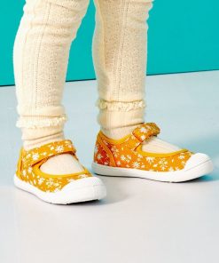 Ballerines en toile - Jaune