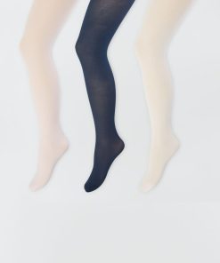 Lot 3 paires de collants fins - Rose