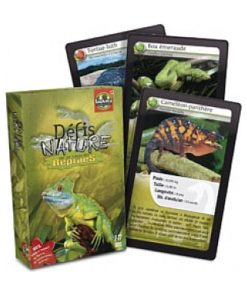 Defis Nature Reptiles Jeu De Cartes - N/A