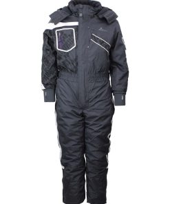 Combinaison de ski garçon ECOMBO - Noir Noir