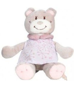 Doudou Noukies Ours Rose Violette Poupee - Rose