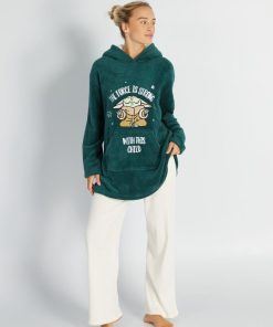 Sweat de nuit en polaire 'Grogu' 'The Mandalorian' - Vert