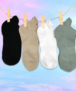 Coffret Socquettes En Coton (lot x4)- Sockup- ONESIZE - Multicolore
