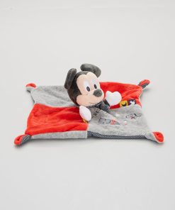 Doudou 'Mickey' de 'DS' - rouge/gris