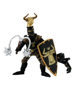 Figurine Maître des armes cimier taureau noir et or - N/A