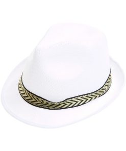 Chapeau à bord - blanc