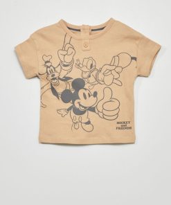 T-shirt 'DS' - Beige