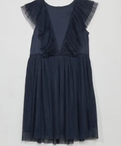 Robe de cérémonie mi-longue - bleu marine