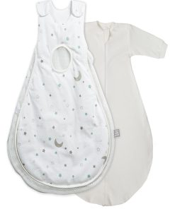 ROBA safe asleep® Gigoteuse Bébé - Air Plus - Design "Sternenzauber" - Blanc