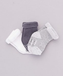 Lot 3 paires de chaussettes - gris