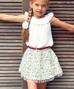 Jupe  fleurie  GRACE - 'LA FAUTE A VOLTAIRE' - Multicolore