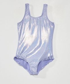 Maillot de bain brillant - 1 pièce - Violet