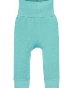 Pantalon Naissance en Coton Bio Aqua - Bleu